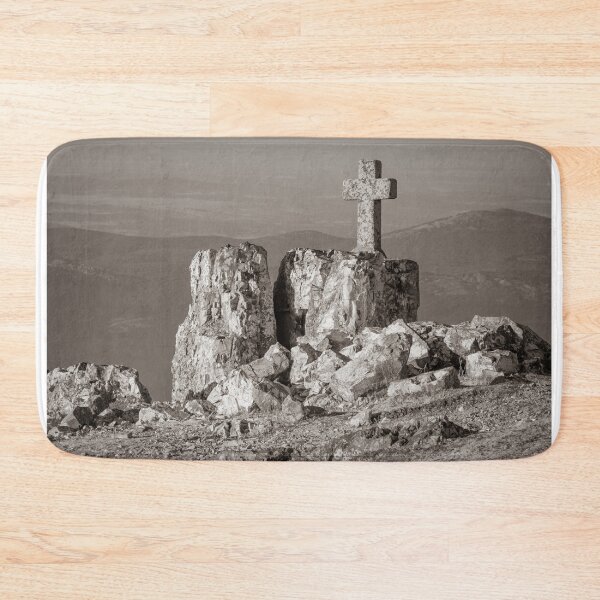 Item preview, Stone Cross Monument at Peña de Francia, Spain  designed and sold by DFLC Prints.