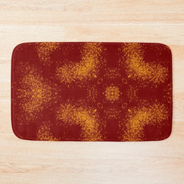 Item preview, Red Abstract Pattern with Gold Shimmering Texture – Hand Drawn Modern designed and sold by SweetLilith.