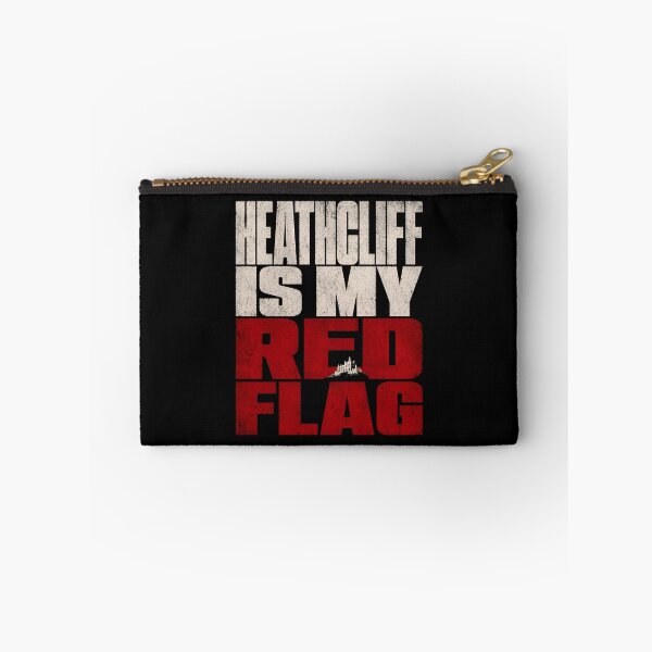 Item preview, Heathcliff Is My Red Flag Wuthering Heights Typography Art designed and sold by Fenay Designs.