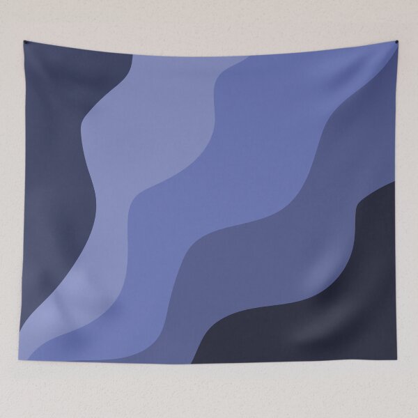 Item preview, Blue Waves Aesthetic – Minimal Ocean Flow Design  designed and sold by GoGal-D.