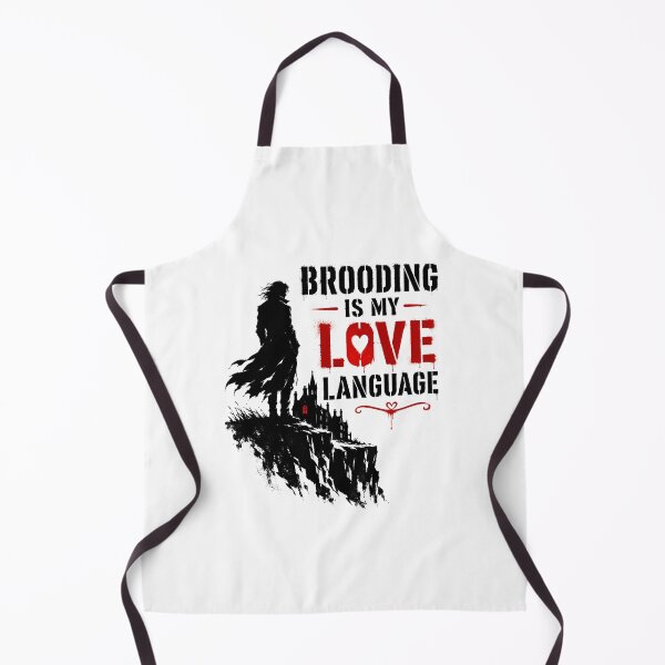 Item preview, Wuthering Heights Brooding Is My Love Language Gothic Silhouette designed and sold by Fenay Designs.