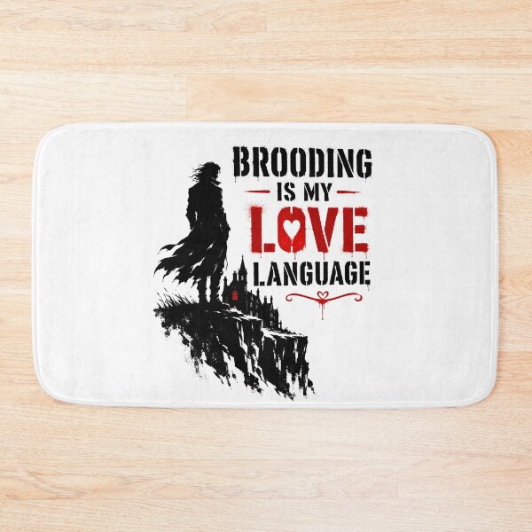 Item preview, Wuthering Heights Brooding Is My Love Language Gothic Silhouette designed and sold by Fenay Designs.
