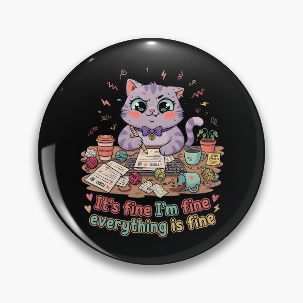 Item preview, Overworked Cat designed and sold by HarmonyTheKoala.