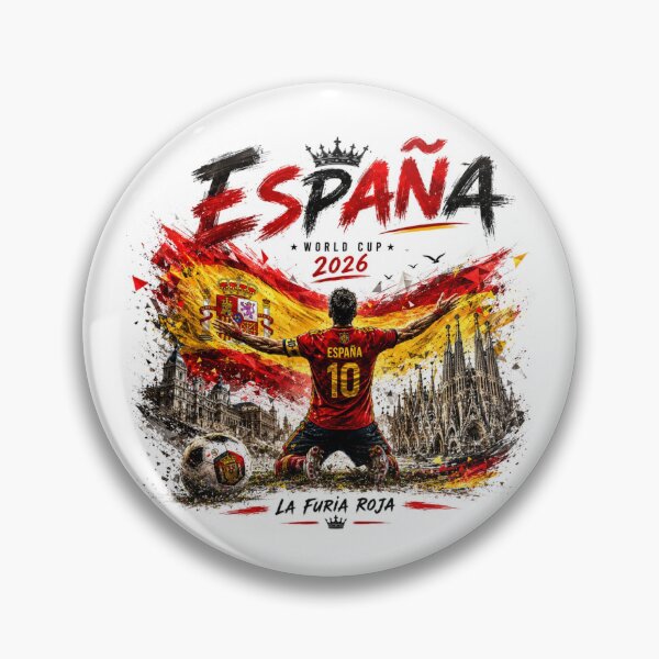 Item preview, Spain World Cup 2026 La Furia Roja Football Fan Graphic | Spanish Soccer T-Shirt designed and sold by allin14fun.