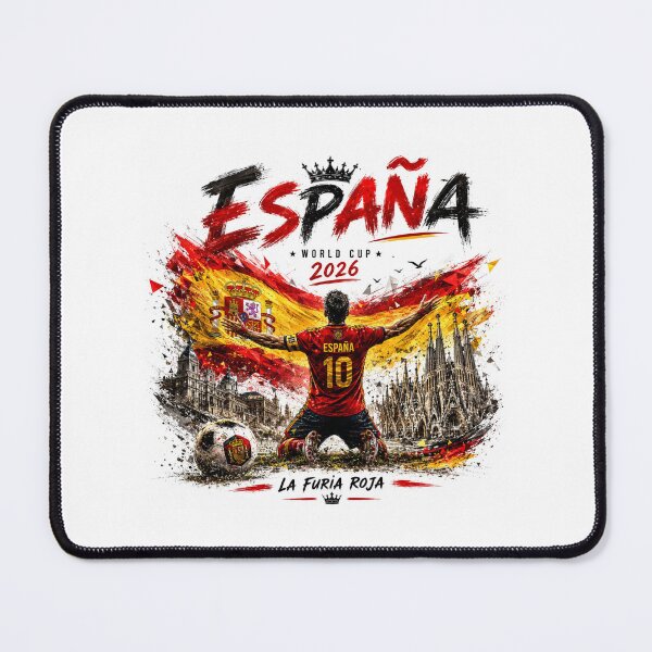 Item preview, Spain World Cup 2026 La Furia Roja Football Fan Graphic | Spanish Soccer T-Shirt designed and sold by allin14fun.