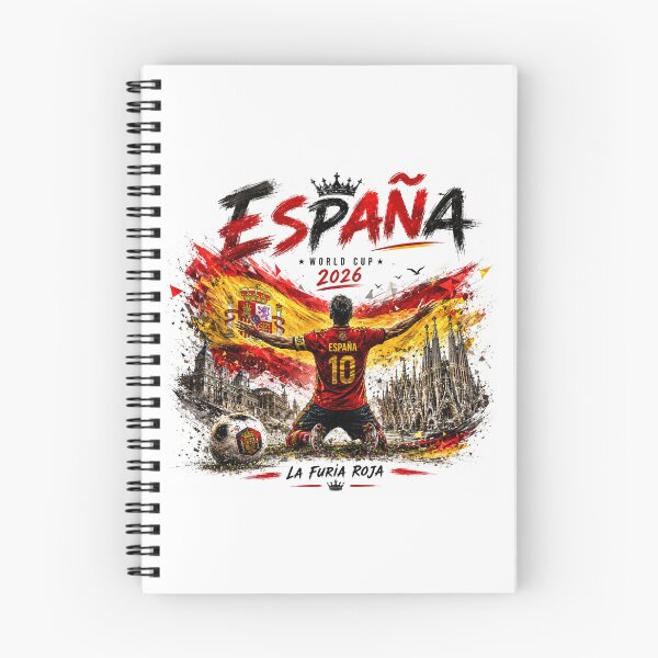 Item preview, Spain World Cup 2026 La Furia Roja Football Fan Graphic | Spanish Soccer T-Shirt designed and sold by allin14fun.