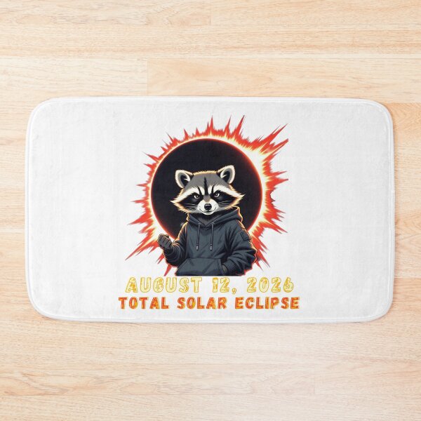 Item preview,  Raccoon Spain Total Solar Eclipse  August 12 2026 designed and sold by Creative-Sanc.