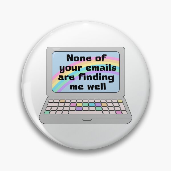 Item preview, None of your emails are finding me well - Aarcastic Laptop designed and sold by GlitterArtySVG.