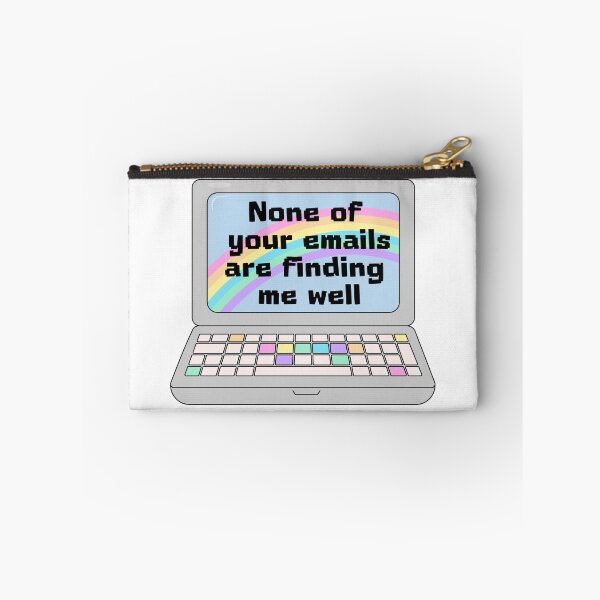 Item preview, None of your emails are finding me well - Aarcastic Laptop designed and sold by GlitterArtySVG.