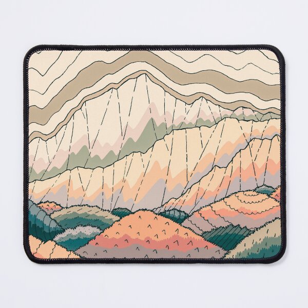 Item preview, Green Shrub mountains designed and sold by Swadeillustrations.