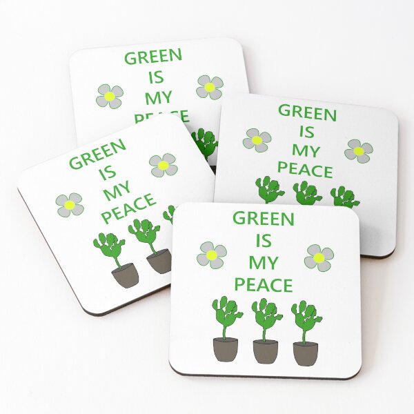 Item preview, GREEN IS MY PEACE designed and sold by mbmstores.