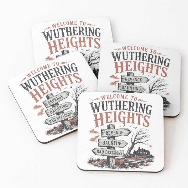 Item preview, Welcome to Wuthering Heights Revenge Haunting Bad Decisions Sign designed and sold by Fenay Designs.