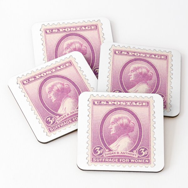 Item preview, Vintage USA Pink Suffrage For Women Postage Stamp designed and sold by red-amber65.
