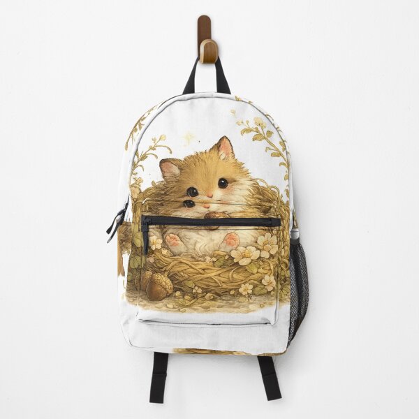 Item preview, Cute Hamster Nest Fantasy Art designed and sold by Color Reverie.