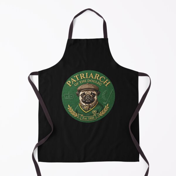 Item preview, Funny Vintage Pug Golf Design | Country Club Dog Artwork designed and sold by GREENSandGRACE.