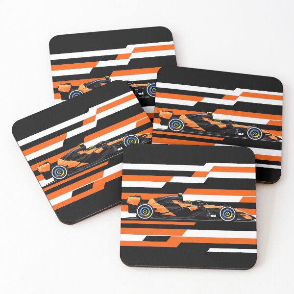 Item preview, 2026 MCL40 F1 Car Side Profile designed and sold by PitWallArt.