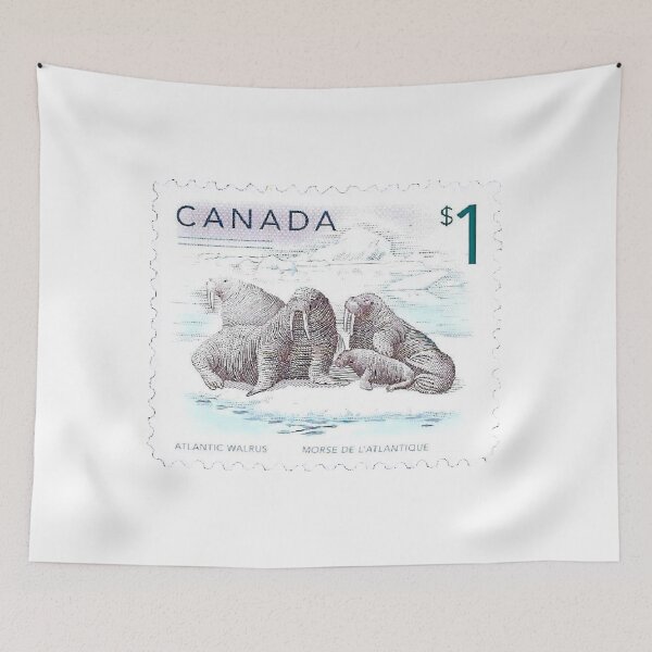 Item preview, Canadian Atlantic Walrus Canada Vintage Postage Stamp designed and sold by red-amber65.