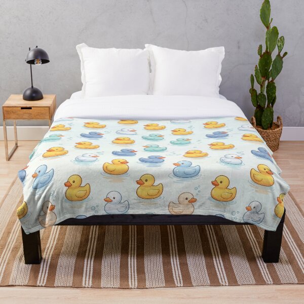 Item preview, Sunny Float – Rubber Duck Pattern designed and sold by MoonwoodStudio.