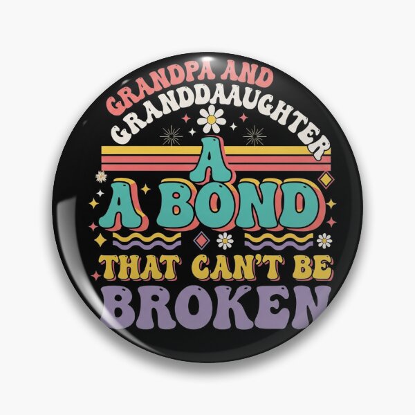 Item preview, Grandpa Granddaughter Bond Can't Be Broken Minimalist Love designed and sold by Designs-RZ.