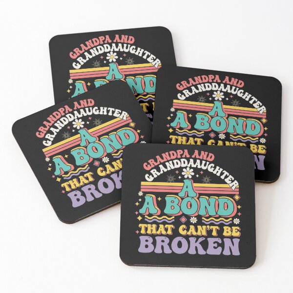 Item preview, Grandpa Granddaughter Bond Can't Be Broken Minimalist Love designed and sold by Designs-RZ.