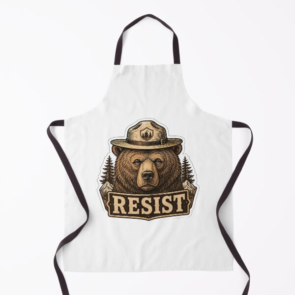 Item preview, Vintage Resist Smokey Bear - Protect Our National Parks designed and sold by Nawin19979shop.