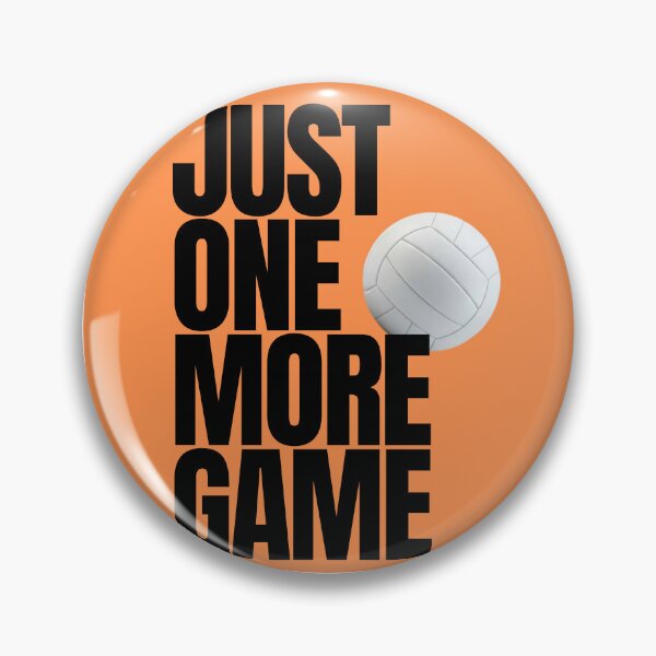 Item preview, Just One More Game (Volleyball) designed and sold by RunningWhiskers.