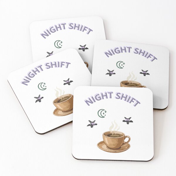 Item preview, Night Shift Coffee Legend Vintage Worker Design designed and sold by VersaStyles.