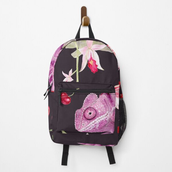 Item preview, Saboroso – Black Plum | Surreal Pink Chameleon Artwork designed and sold by Piret Victoria Ribas.