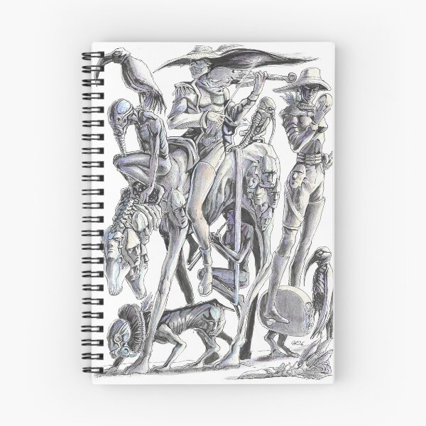 Item preview, Surrealism dystopian xenomorph Manga ink art  designed and sold by Paintbase.