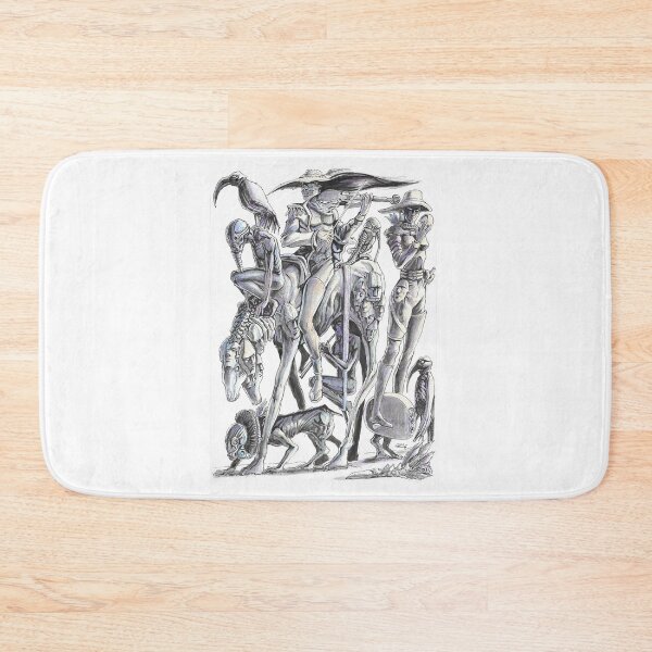Item preview, Surrealism dystopian xenomorph Manga ink art  designed and sold by Paintbase.