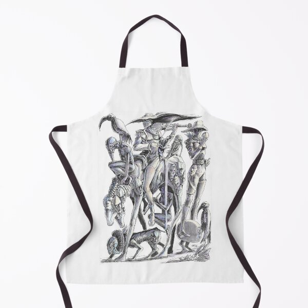 Item preview, Surrealism dystopian xenomorph Manga ink art designed and sold by Paintbase.