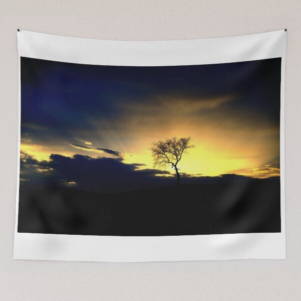 Item preview, Lone Tree at Dramatic Sunset designed and sold by onubi.