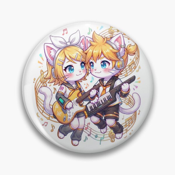 Item preview, len y rin Kawaii Cat Cosplay parody 2 designed and sold by CuteKats.