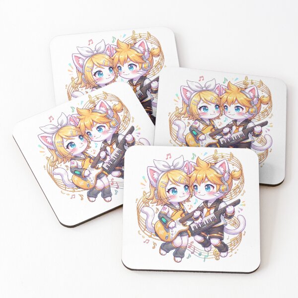 Item preview, len y rin Kawaii Cat Cosplay parody 2 designed and sold by CuteKats.