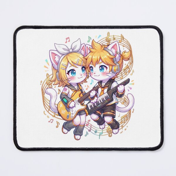 Item preview, len y rin Kawaii Cat Cosplay parody 2 designed and sold by CuteKats.