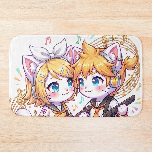 Item preview, len y rin Kawaii Cat Cosplay parody 2 designed and sold by CuteKats.