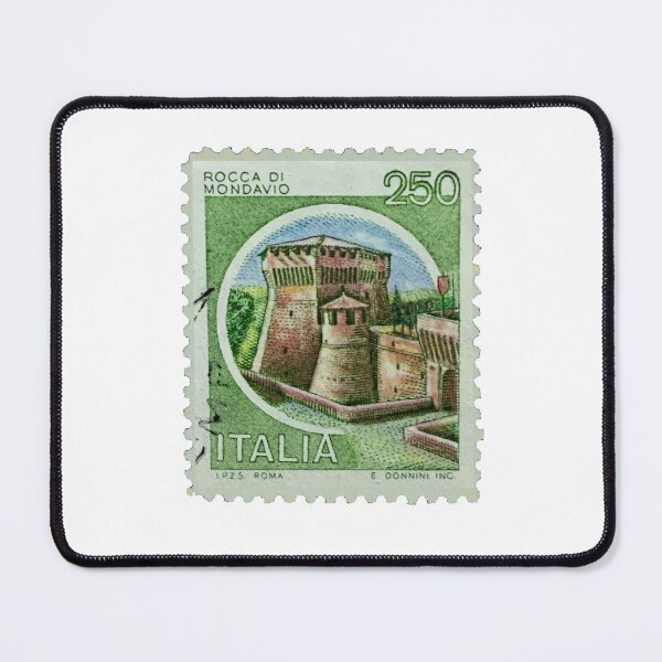 Item preview, Vintage Rocca Di Mondavio Italian 250 Lira Postage Stamp designed and sold by red-amber65.