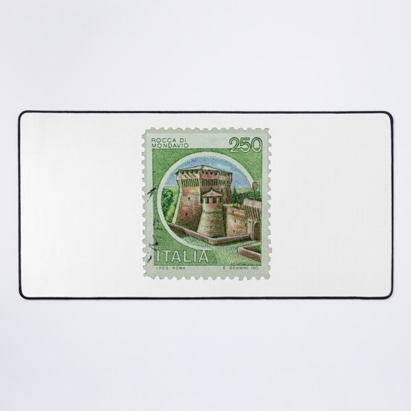 Item preview, Vintage Rocca Di Mondavio Italian 250 Lira Postage Stamp designed and sold by red-amber65.