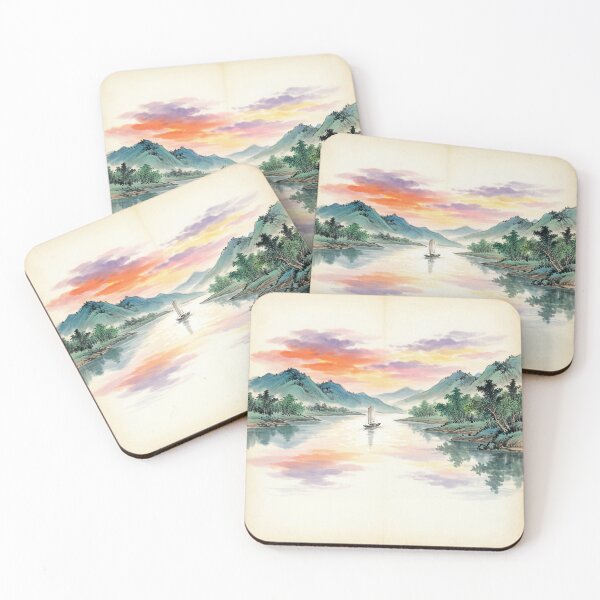 Item preview, Winter Mountains in Snow designed and sold by Enchanting East.