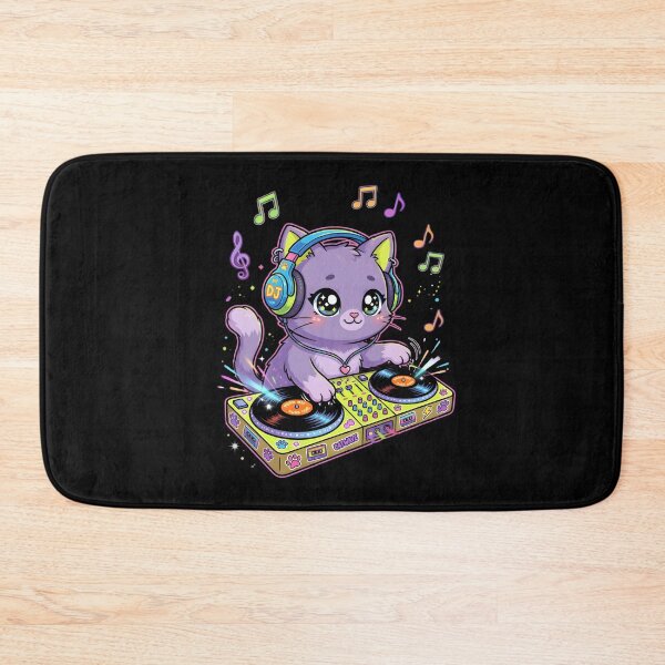 Item preview, Kawaii DJ Cat designed and sold by HarmonyTheKoala.