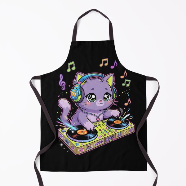 Item preview, Kawaii DJ Cat designed and sold by HarmonyTheKoala.
