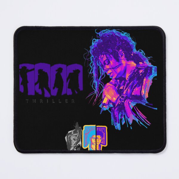 Item preview, Michael Jackson Thriller Graphic T-Shirt | Retro King of Pop Neon Streetwear Art designed and sold by TRENDORART.