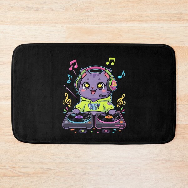 Item preview, Kawaii DJ Cat designed and sold by HarmonyTheKoala.