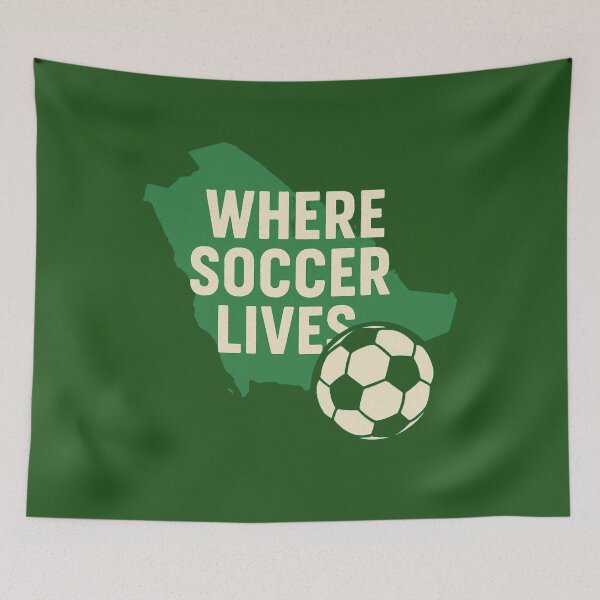 Item preview, Where Soccer Lives - Saudi Arabia designed and sold by Endeva4eva.