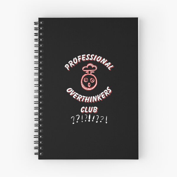 Item preview, Professional Overthinkers Club – Funny Anxiety & Overthinking Design designed and sold by Snedsdigital.