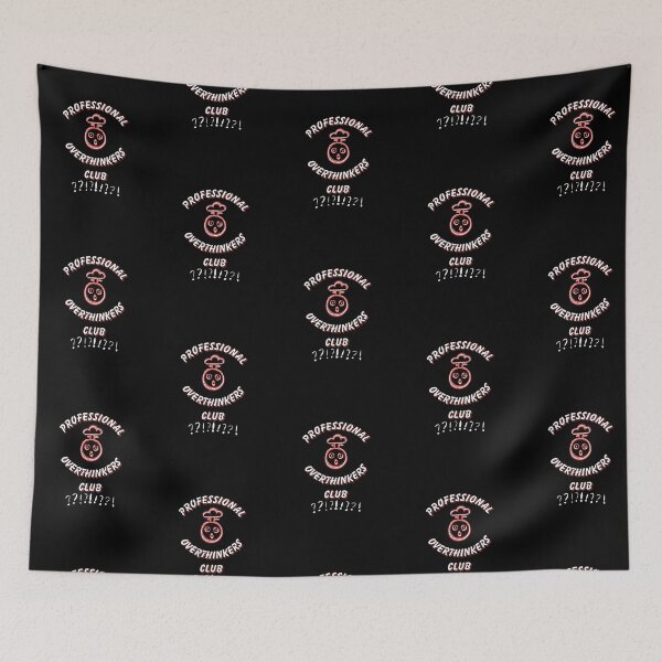 Item preview, Professional Overthinkers Club – Funny Anxiety & Overthinking Design designed and sold by Snedsdigital.