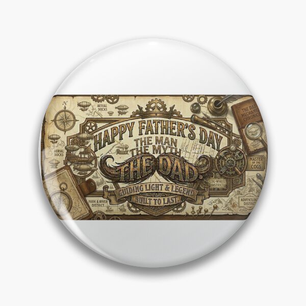 Item preview, Happy Father’s Day Steampunk Dad Shirt designed and sold by Baby Adee Collective.