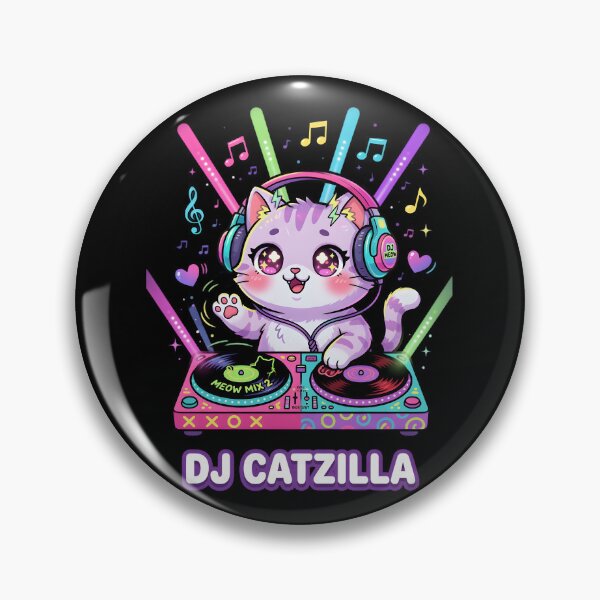 Item preview, Kawaii DJ Cat designed and sold by HarmonyTheKoala.