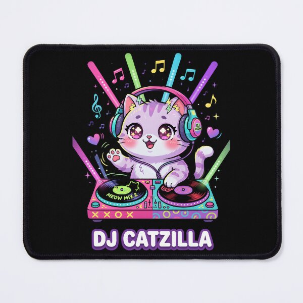 Item preview, Kawaii DJ Cat designed and sold by HarmonyTheKoala.