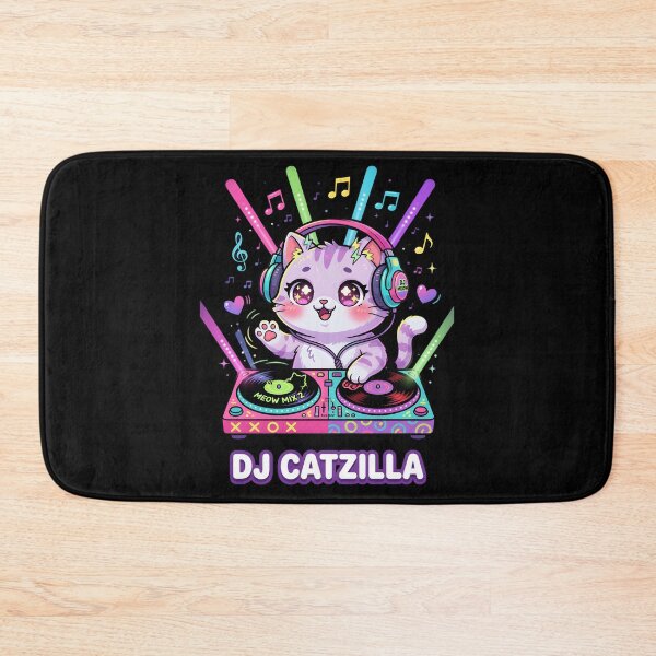 Item preview, Kawaii DJ Cat designed and sold by HarmonyTheKoala.